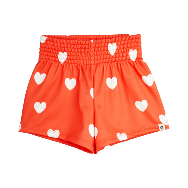 mini rodini hearts wct shorts red