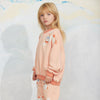 mini rodini rabbits sweatshirt pink