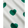 mini rodini hearts aop ls baby body green