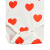 mini rodini hearts aop ss baby body red