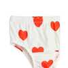 mini rodini hearts aop baby bloomer red