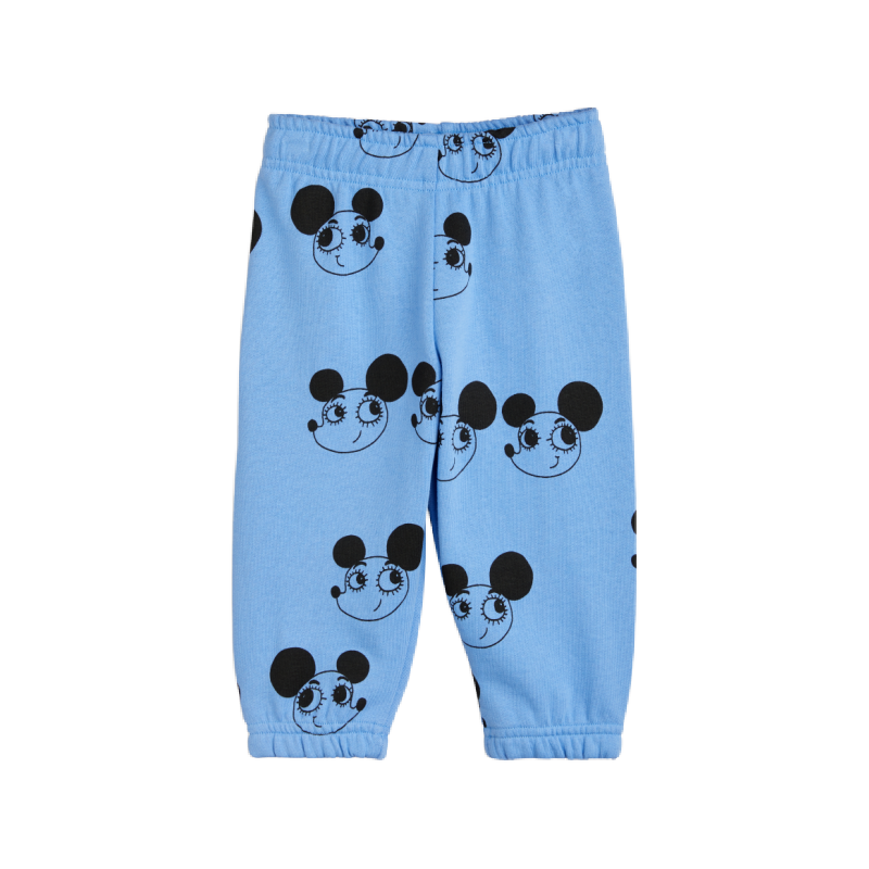 mini rodini ritzratz aop baby sweatpants blue