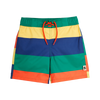 mini rodini stripe woven swim shorts multi