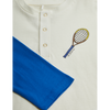 mini rodini tennis sp long sleeve tee white