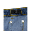 mini rodini x wrangler peace dove flared jeans denim waist detail
