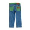 mini rodini x wrangler straight jeans denim