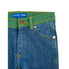 mini rodini x wrangler straight jeans denim waist detail