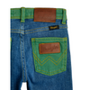 mini rodini x wrangler straight jeans denim back pocket detail