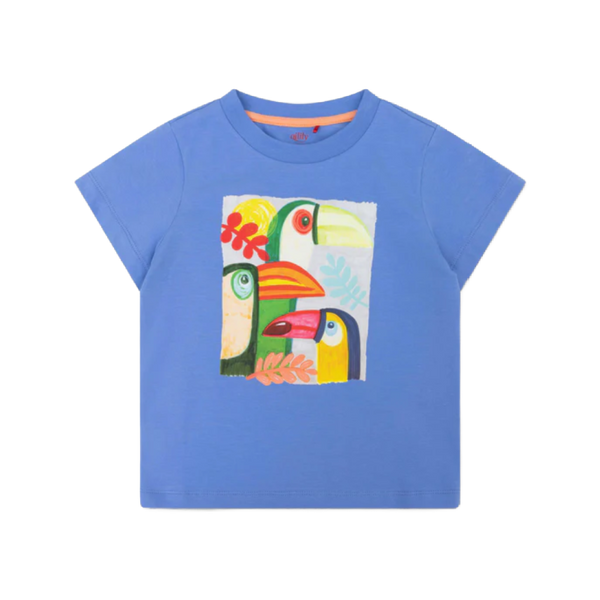 oilily tak t-shirt blue birds