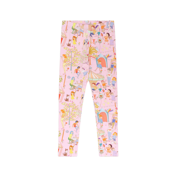 oilily peppy leggings summer parade/rose shadow