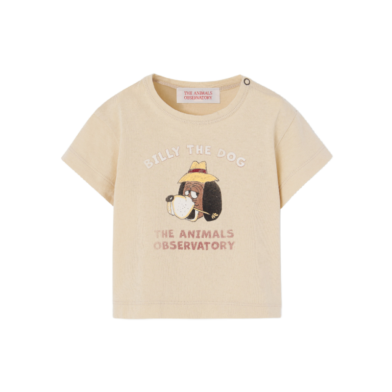 the animals observatory rooster baby t-shirt beige billy