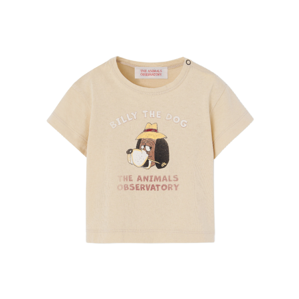 the animals observatory rooster baby t-shirt beige billy