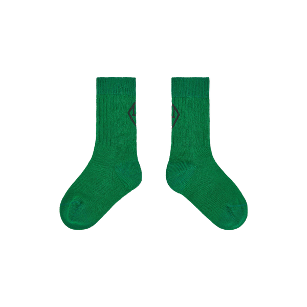 the animals observatory worm baby socks green