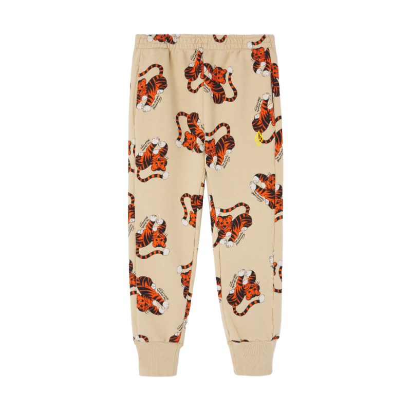 the animals observatory panther pants beige tiger