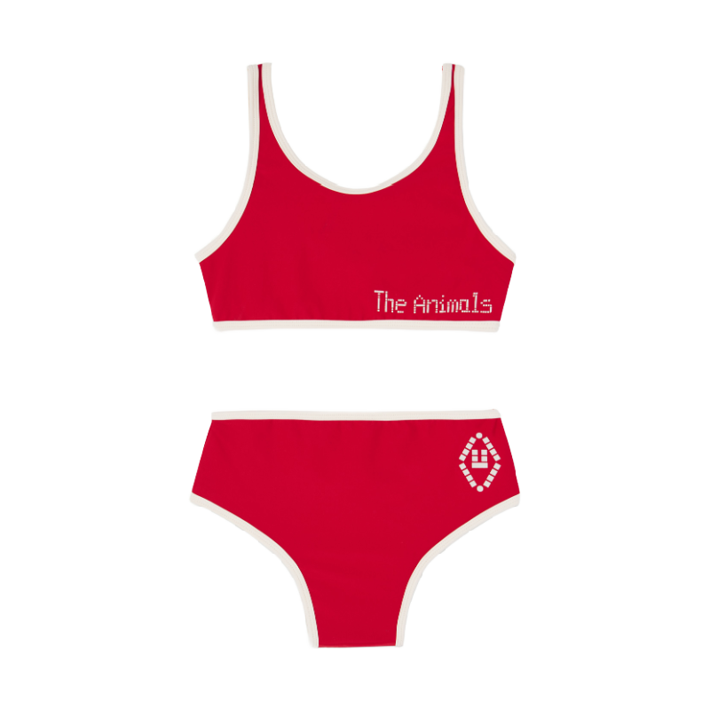 the animals observatory triton swimsuit red