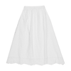 the new society woman abbott skirt off white