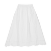 the new society woman abbott skirt off white