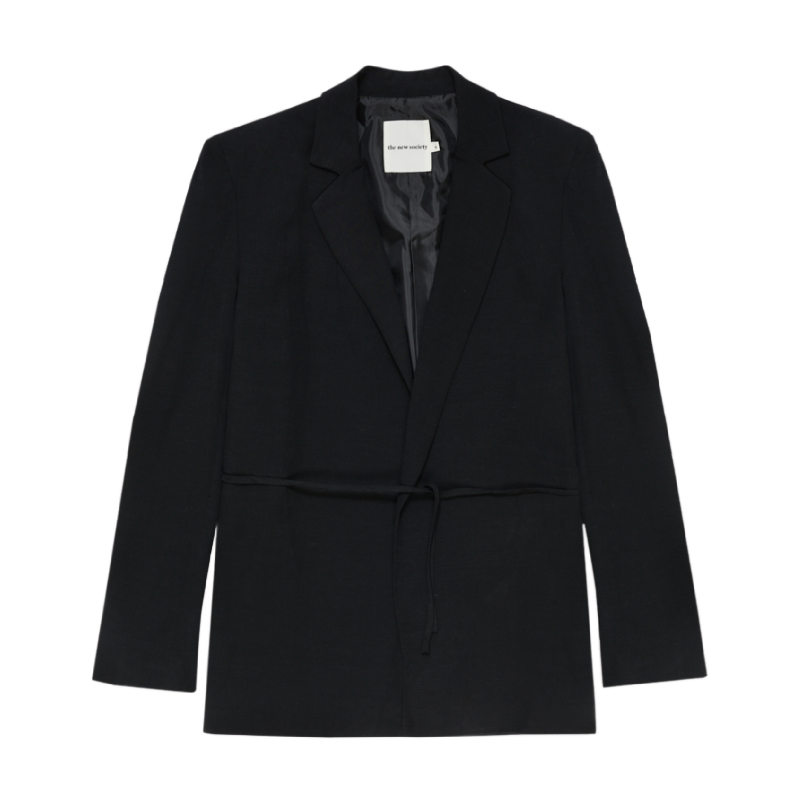 the new society woman bel-air jacket nightfall black