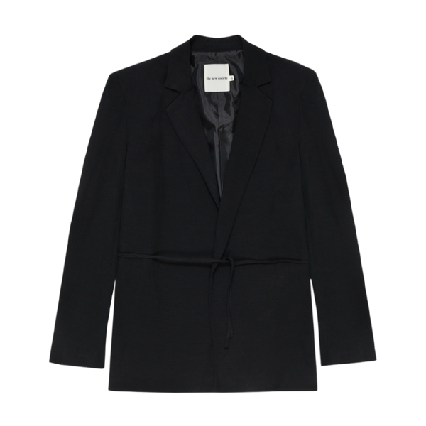 the new society woman bel-air jacket nightfall black