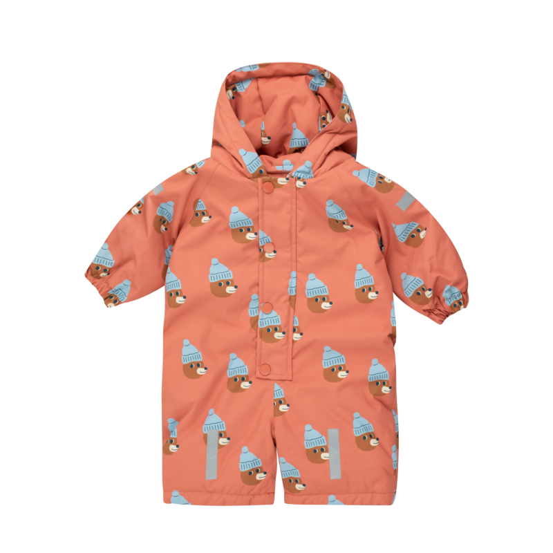 tinycottons bears snow one piece brick