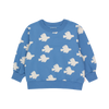 tinycottons doves sweatshirt azure