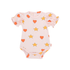 tinycottons hearts stars baby body pastel pink