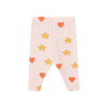 tinycottons hearts stars baby pant pastel pink