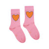 tinycottons heart medium socks pink