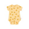 tinycottons stars baby body mellow yellow