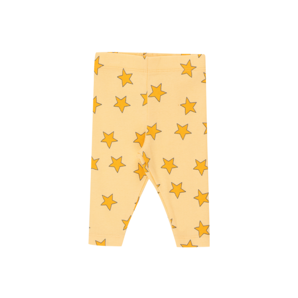 tinycottons stars baby pant mellow yellow