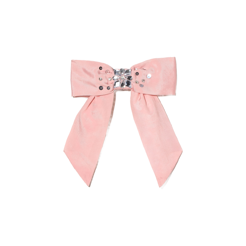 tutu du monde mirror bow hair clip heavenly pink