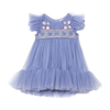 tutu du monde bebe antoinette tulle dress plume blue