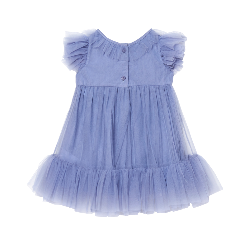tutu du monde bebe antoinette tulle dress plume blue kodomo tutu du monde bebe antoinette tulle dress plume blue kodomo