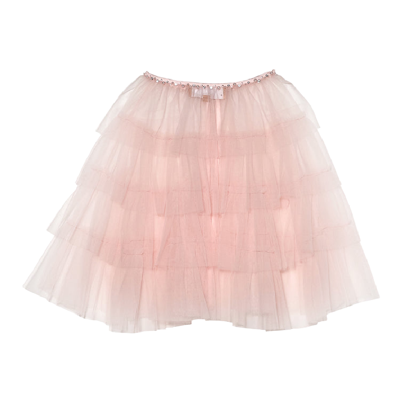 tutu du monde songbird tulle cape porcelain pink