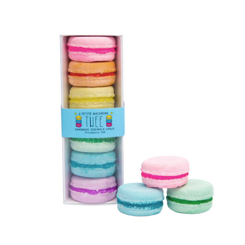 twee rainbow petit macaron sidewalk chalk