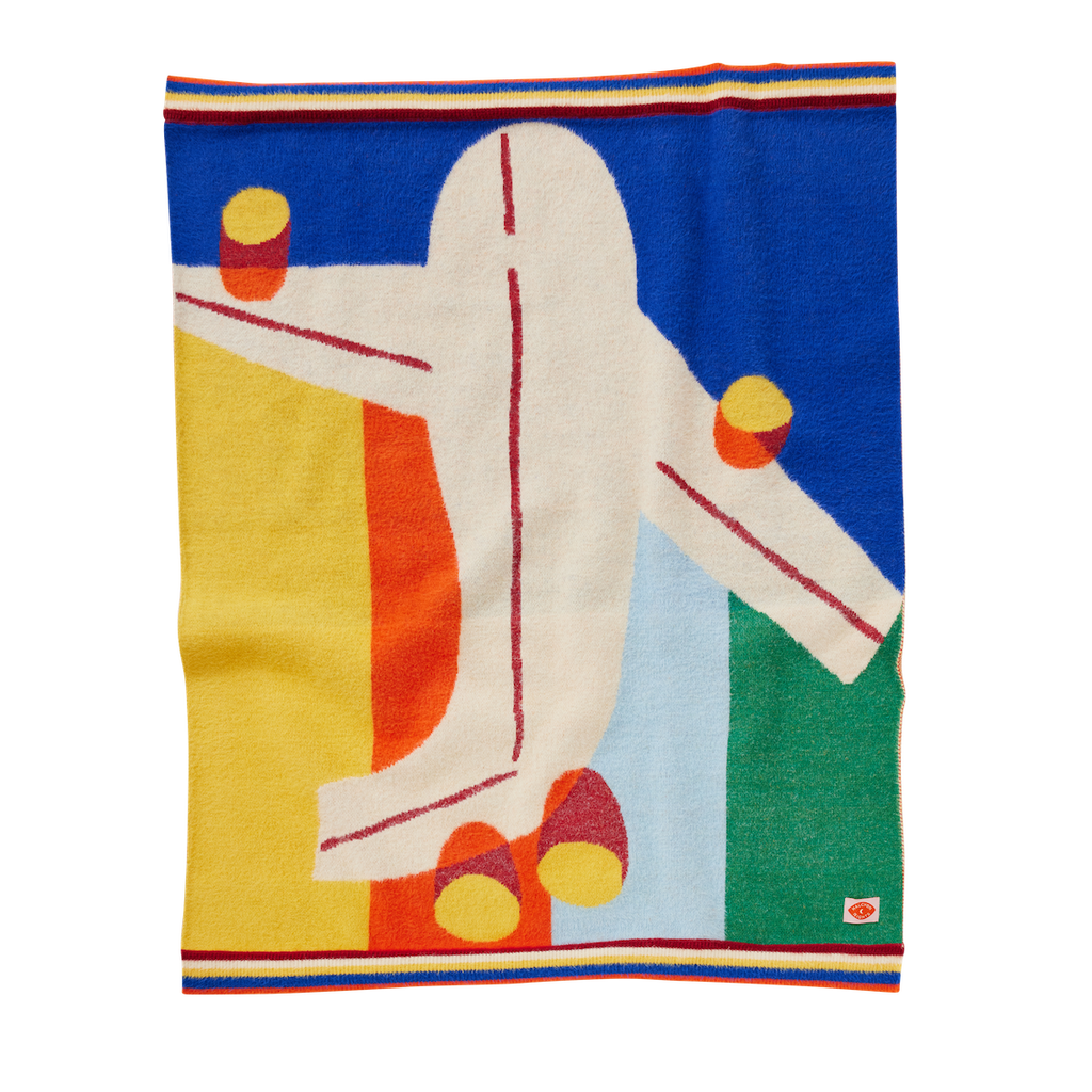halcyon nights plane knit blanket