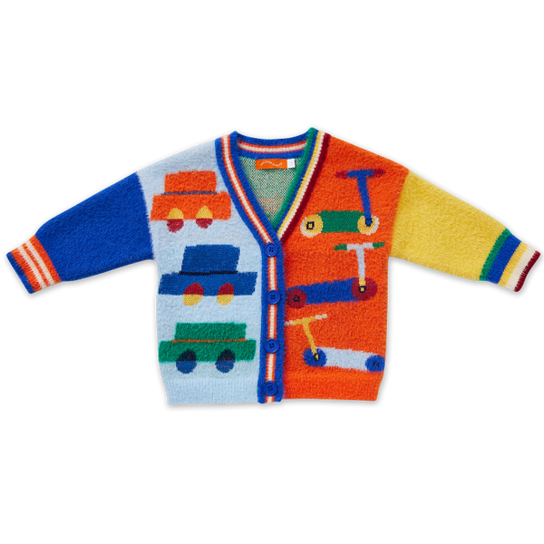 halcyon nights beep beep knit cardigan