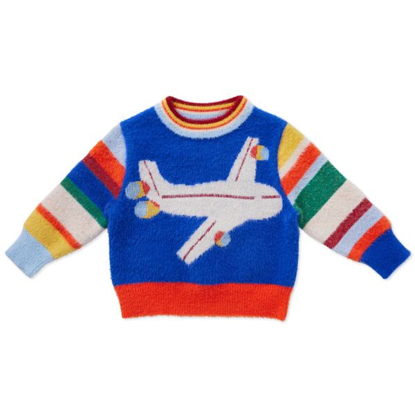 halcyon nights plane knit sweater