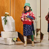 the animals observatory dolphin kids dress blue clowns, dresses for girls, new fall winter kids fashion TAO collection at kodomo boston free shipping