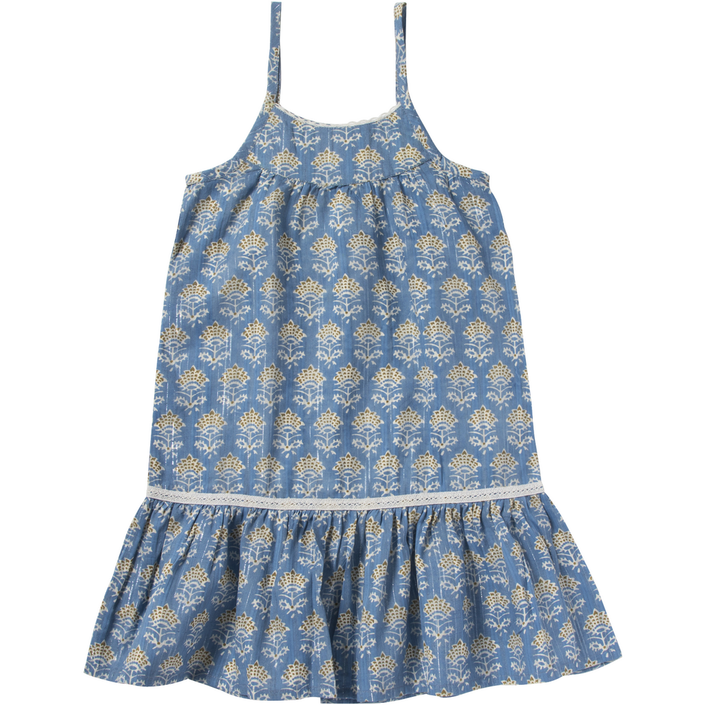 bonheur du jour new spring summer girls collection nytia dress blue white - free fast shipping on all orders over $99 from kodomo
