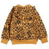 mini rodini basic leopard zip hoodie