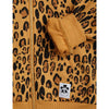 mini rodini basic leopard zip hoodie