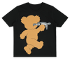 caroline bosmans t-shirt black with brown teddy