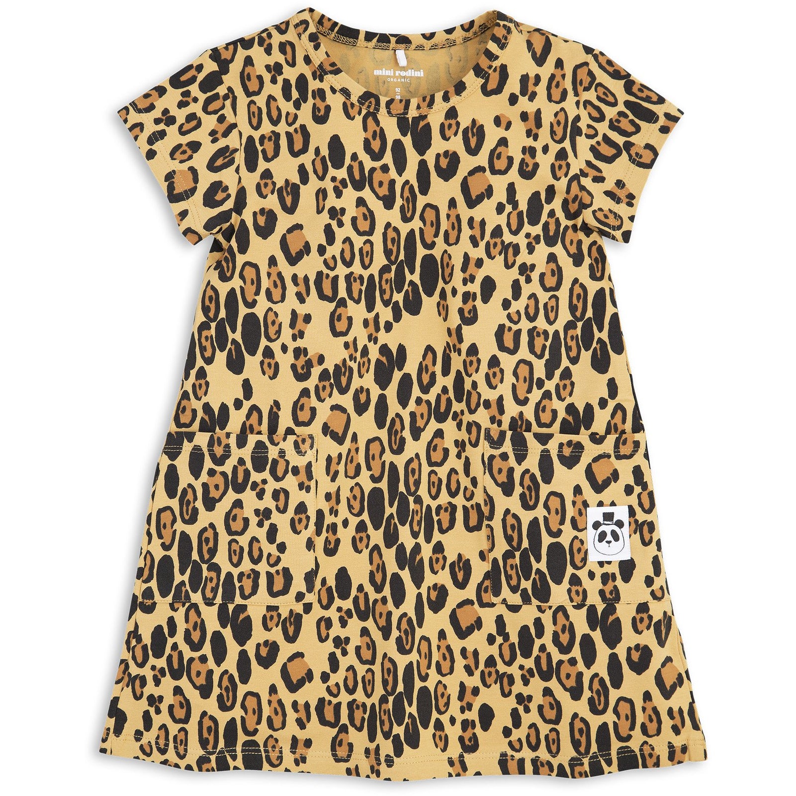 mini rodini leopard dress Mini Rodini Leopard Velour Dress