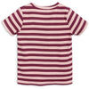 mini rodini stripe rib short sleeve tee pink - kodomo tops - children's clothing in boston, Mini rodini - bobo choses, atsuyo et akiko, belle enfant, mamma couture, moi, my little cozmo, nico nico