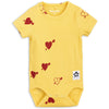 mini rodini heart rib body yellow - kodomo