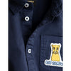 mini rodini cat campus woven shirt navy - kodomo tops - children's clothing in boston, Mini rodini - bobo choses, atsuyo et akiko, belle enfant, mamma couture, moi, my little cozmo, nico nico