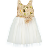 atsuyo et akiko le bouquet dress in beige - kodomo dresses/playsuits - children's clothing in boston, atsuyo et akiko - bobo choses, atsuyo et akiko, belle enfant, mamma couture, moi, my little cozmo, nico nico