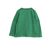 mini rodini panther wool terry sweatshirt green