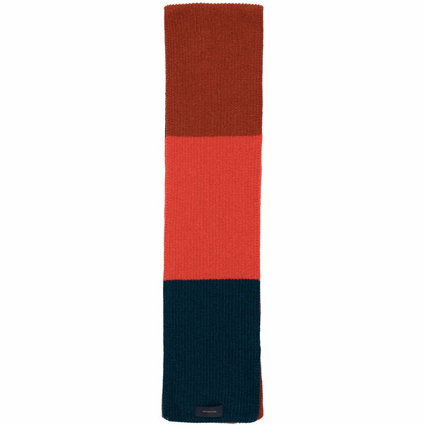 tinycottons stripes scarf true navy/red/dark brown - kodomo boston, fast shipping, kids fun scarfs 